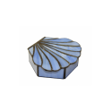 Caja-joyero “Concha azul celeste”