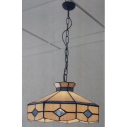 Lámpara Tiffany de techo "Rombos"