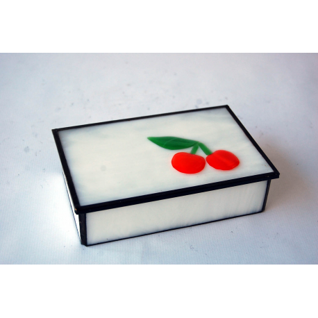 Caja-joyero fusing “Cerezas”